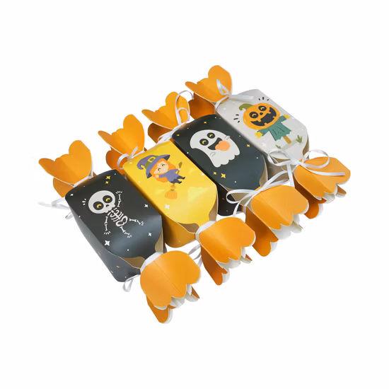 Plusieurs tailles de qualité alimentaire bonbons au chocolat conteneur sucré emballage de carte d'or à emporter Togo pâtisserie magasin de bonbons cadeau divers conception personnalisée boîte de papier en gros