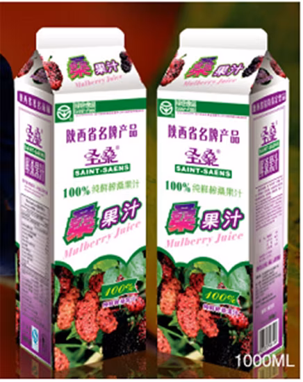 Eau/lait/thé/boisson lactobacille/jus/albumine/yogourt/catsup/confiture/lavation/emballage de vinaigre de fruits carton de papier