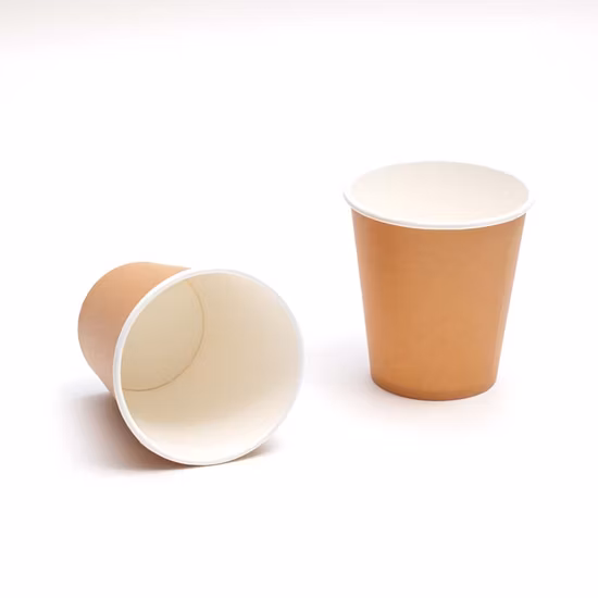 Thé au lait noir tasse en papier épais tasse à café jetable boisson chaude à emporter paquet tasses tasse de boisson de faveur de fête avec couvercles 9 oz/14 oz/16 oz