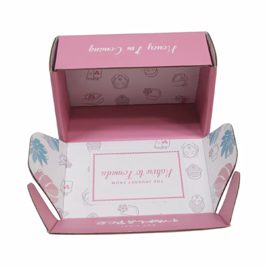 Logo personnalisé conception gratuite Eco E flûte pliante pliable Double 3 5 7 couches de Carton ondulé papier emballage Carton paquet Carton