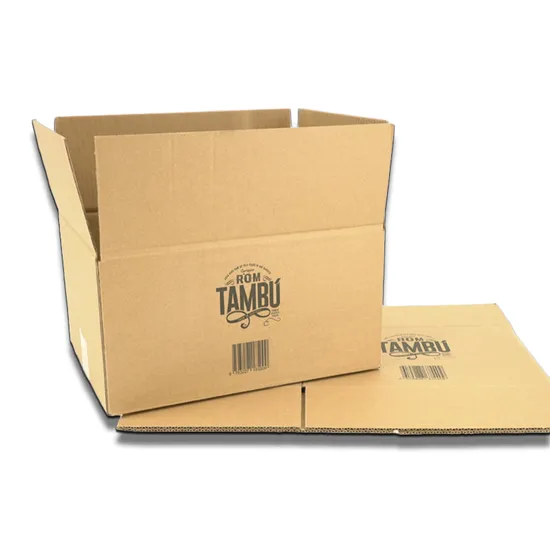 Papier personnalisé Be Flute Carton d'expédition de stockage d'archives ondulé avec impression personnalisée