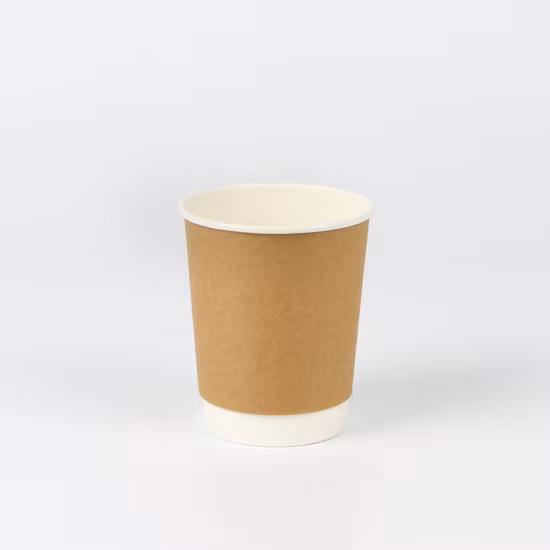 Prix ​​bon marché de qualité alimentaire épais tasse de papier kraft à paroi unique pour le café